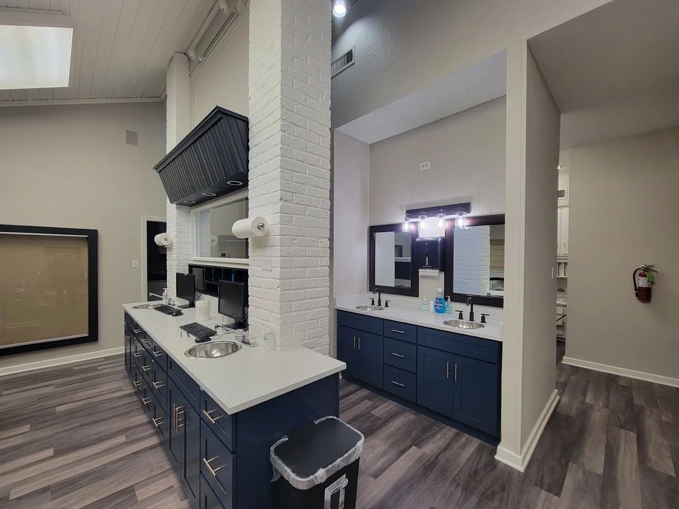 A consultation and refreshment area inside Harwood Family Dental